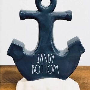 Rae Dunn Navy Anchor Decor